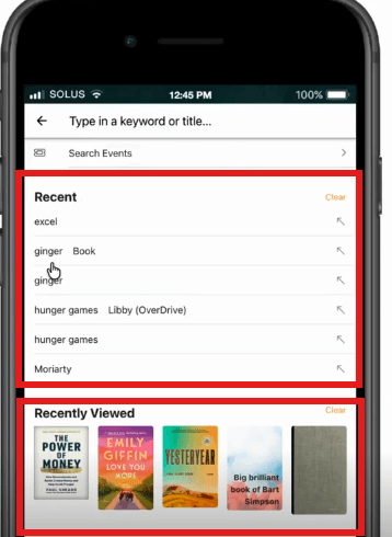 Mobile search feature updates